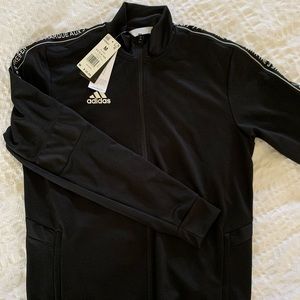 Adidas Black zip up sweater size M